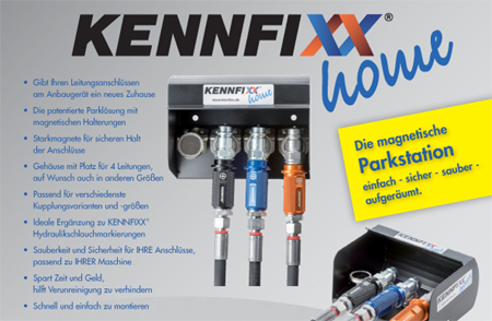 KENNFIXX Kennzeichnungsgriffe für Stecker Kennfixx-Griff Plus 1/2 Zoll blau 
