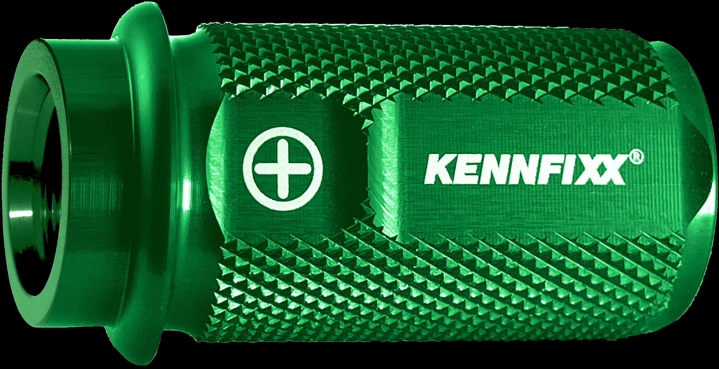 Green Kennfixx hose marking for hydraulic lines.