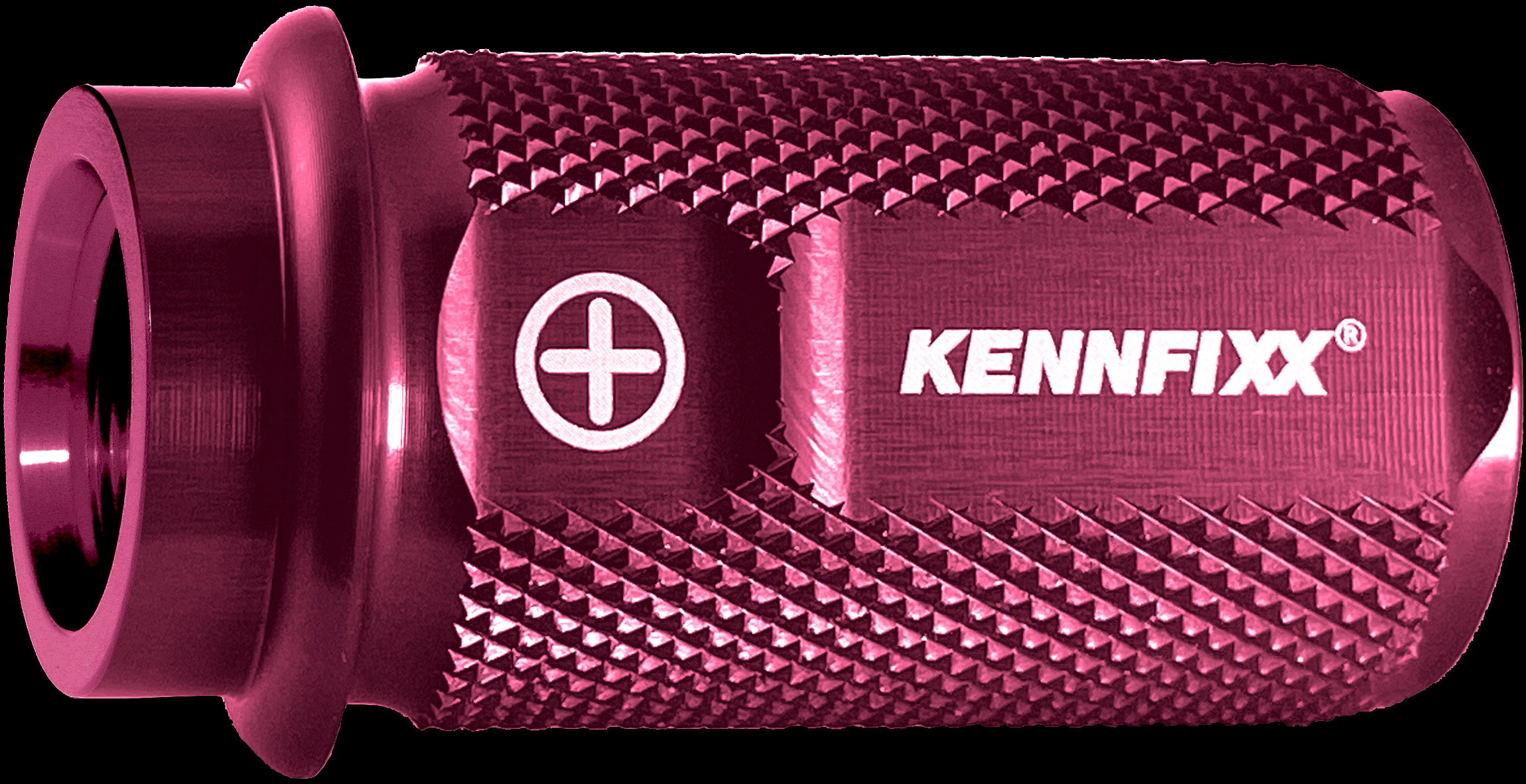 Purple Kennfixx hose identification for hydraulic lines.